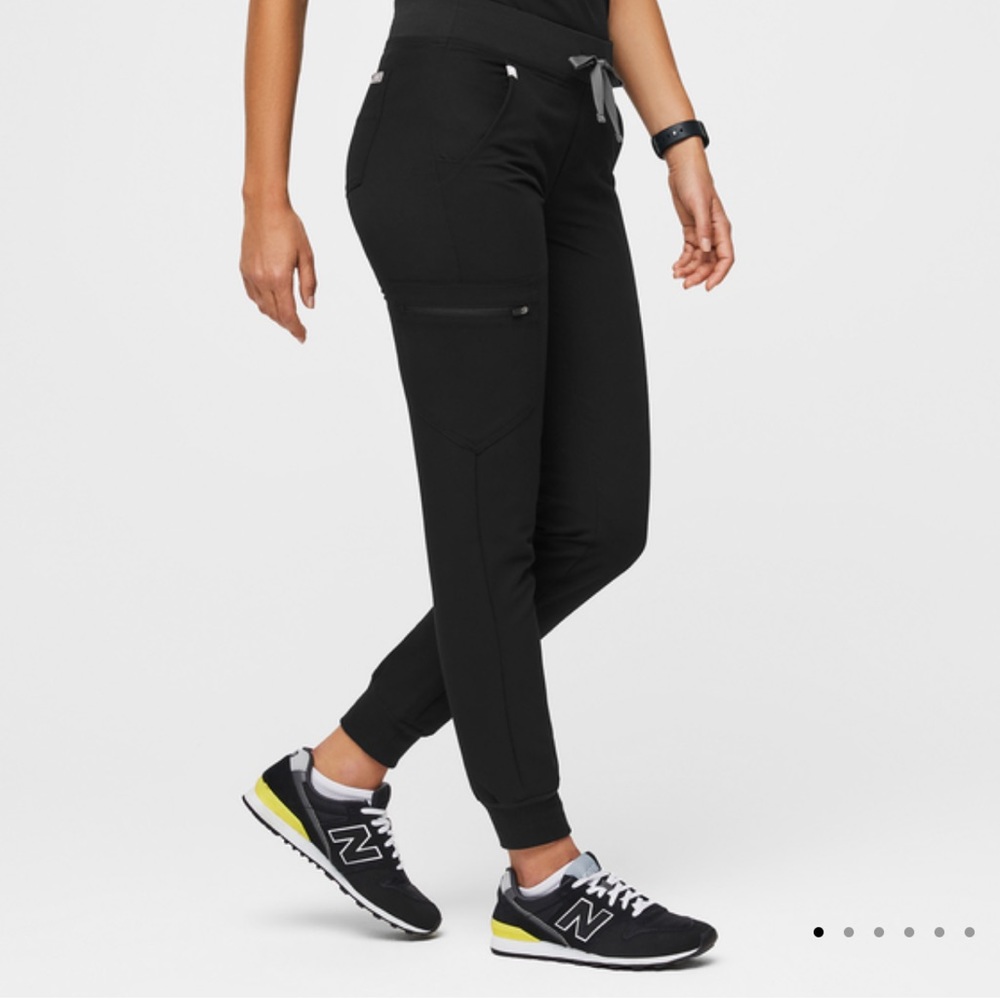 Figs Zamora Jogger Scrub Pants - Black - Size XS P